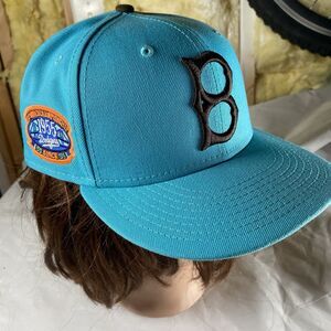 Brooklyn Dodgers Mud Bottoms Pack 1955 World Championship Patch Size 7 1/4